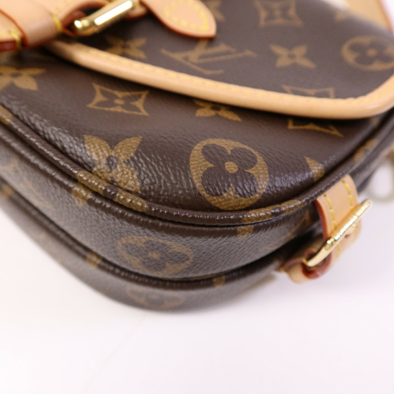 LOUIS VUITTON Monogram Saumur BB金扣手挽肩背兩用袋-4