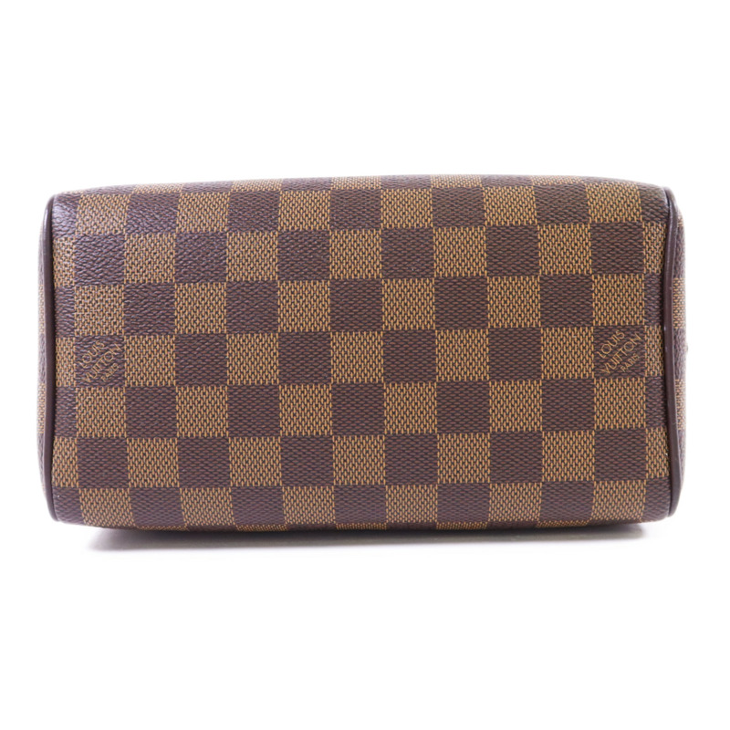 LOUIS VUITTON Damier Speedy Bandouliere 20金扣手挽肩背兩用袋-3