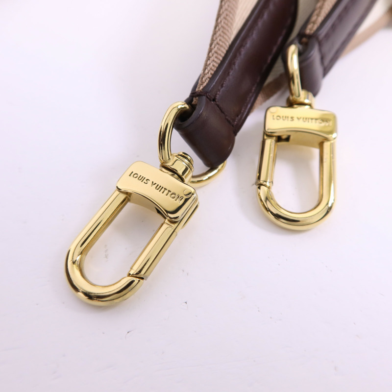 LOUIS VUITTON Damier Speedy Bandouliere 20金扣手挽肩背兩用袋-7