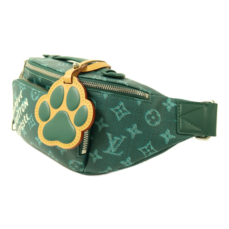 LOUIS VUITTON Monogram Heritage Dog LVers Rush Bumbag銀扣腰包-2