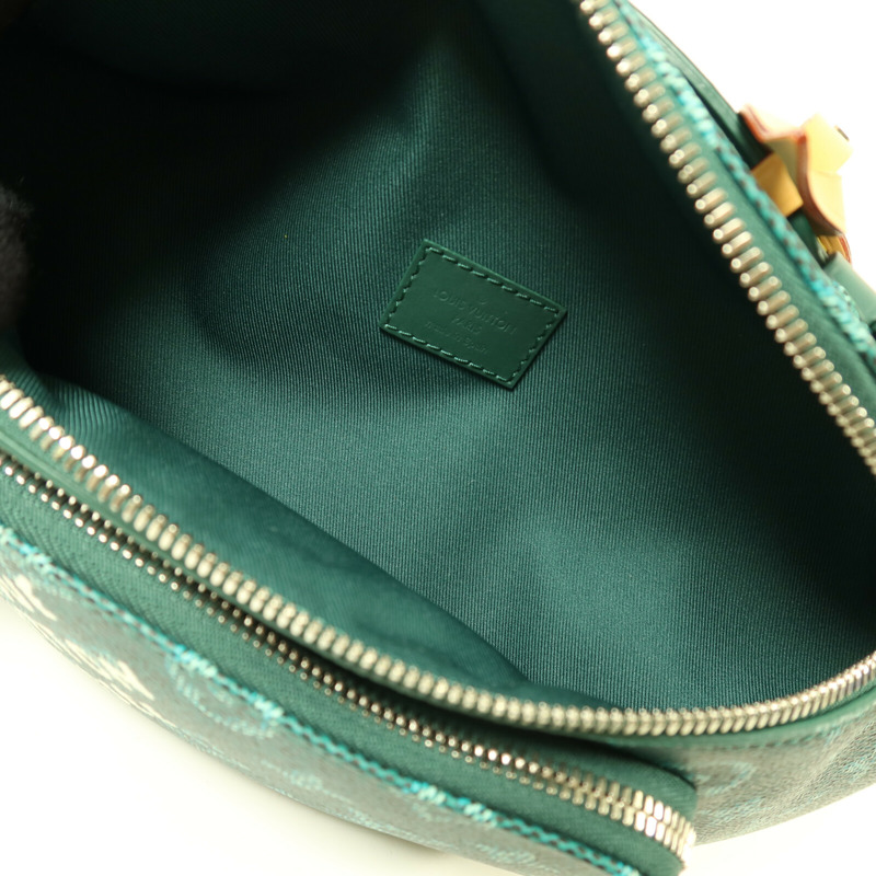 LOUIS VUITTON Monogram Heritage Dog LVers Rush Bumbag銀扣腰包-5