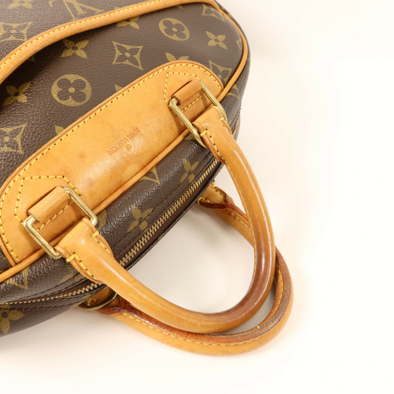 LOUIS VUITTON Monogram Trouville金扣手挽袋-4