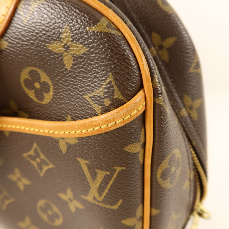 LOUIS VUITTON Monogram Trouville金扣手挽袋-18