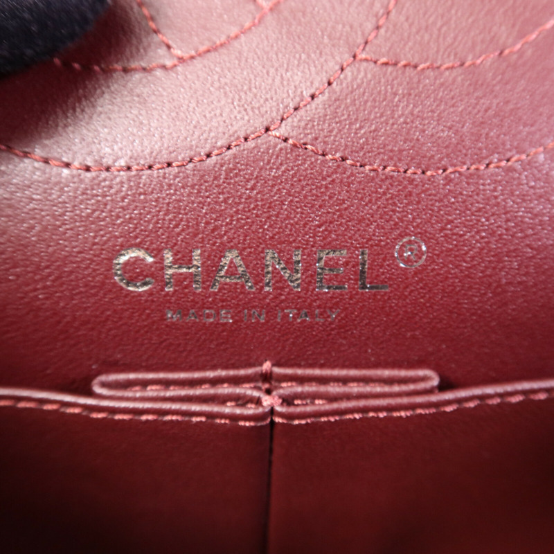 CHANEL 牛皮皮革2.55 Large銀扣鏈帶肩背袋-5