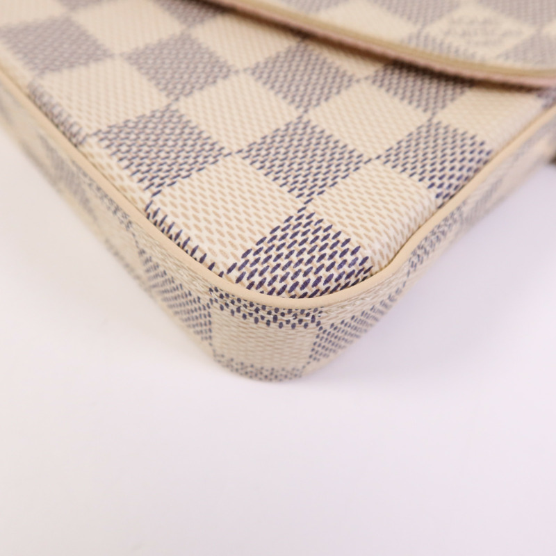 LOUIS VUITTON Damier Azur Felicie Pochette金扣肩背袋-4