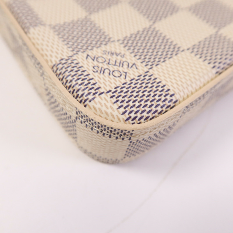 LOUIS VUITTON Damier Azur Felicie Pochette金扣肩背袋-6