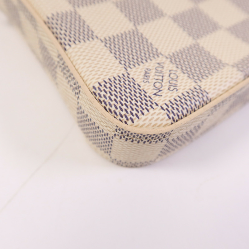 LOUIS VUITTON Damier Azur Felicie Pochette金扣肩背袋-7