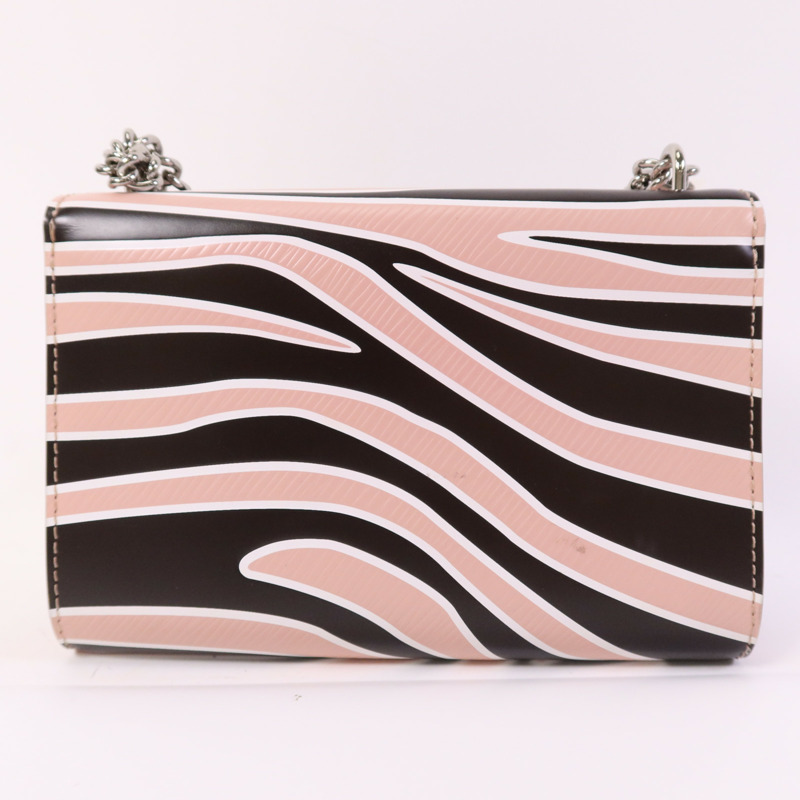 LOUIS VUITTON Epi Zebra Print Bag銀扣鏈帶肩背袋-2