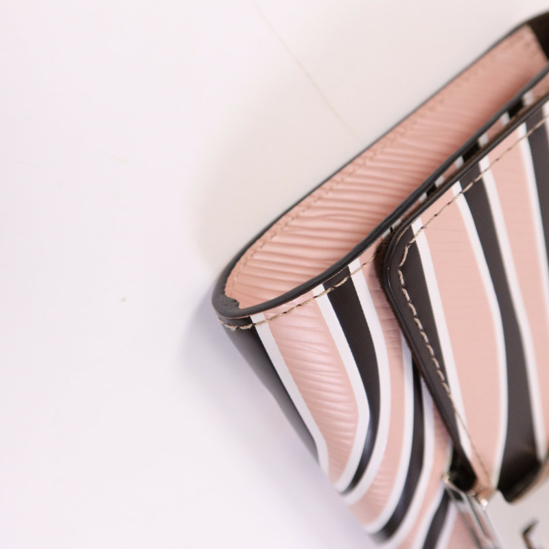 LOUIS VUITTON Epi Zebra Print Bag銀扣鏈帶肩背袋-5