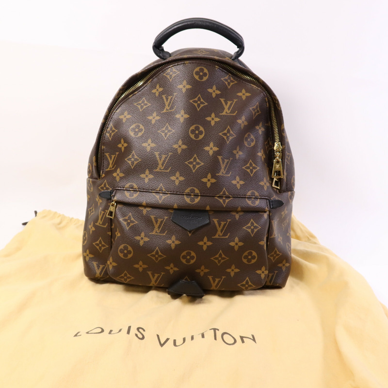 LOUIS VUITTON Monogram Palm Springs MM金扣背包-8