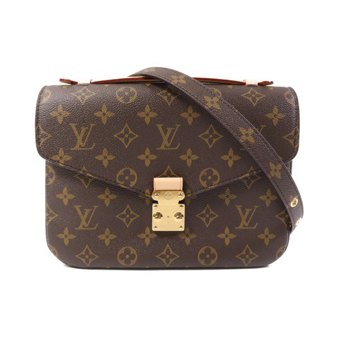 LOUIS VUITTON Monogram Pochette Metis MM金扣手挽肩背兩用袋