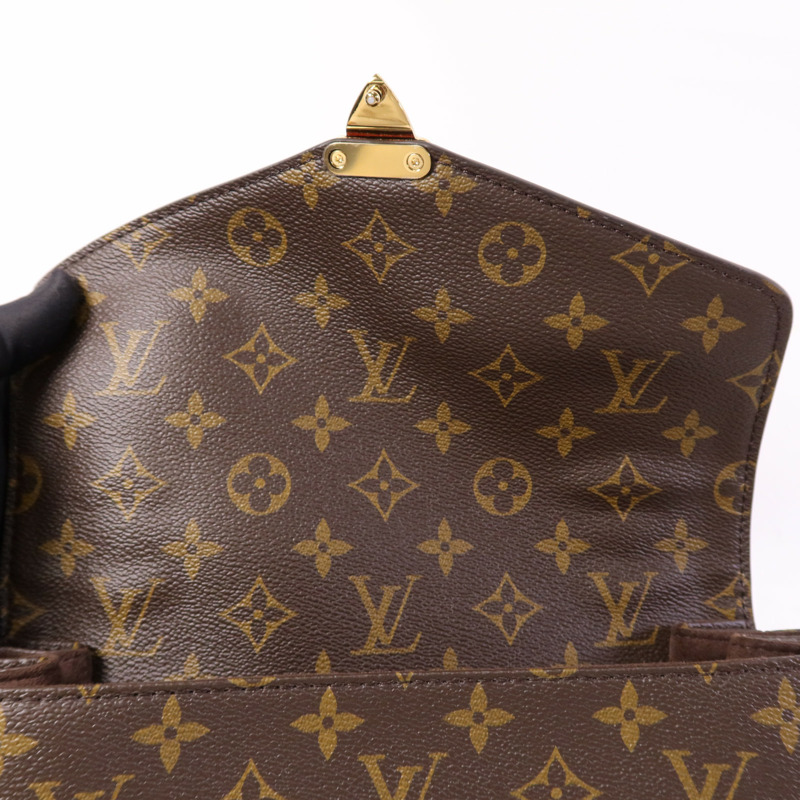LOUIS VUITTON Monogram Pochette Metis MM金扣手挽肩背兩用袋-10