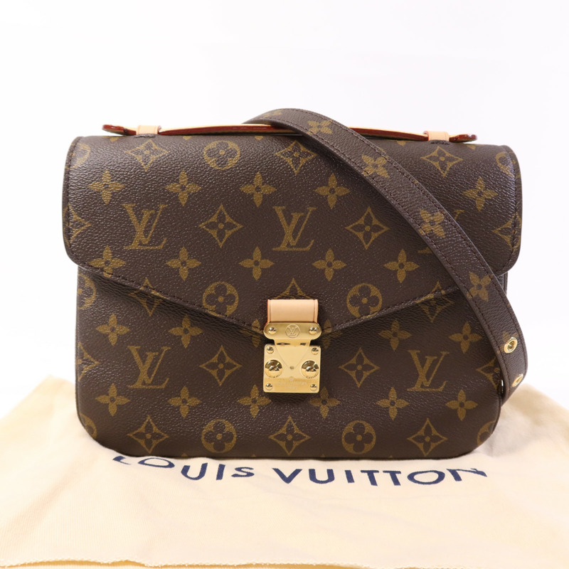 LOUIS VUITTON Monogram Pochette Metis MM金扣手挽肩背兩用袋-13