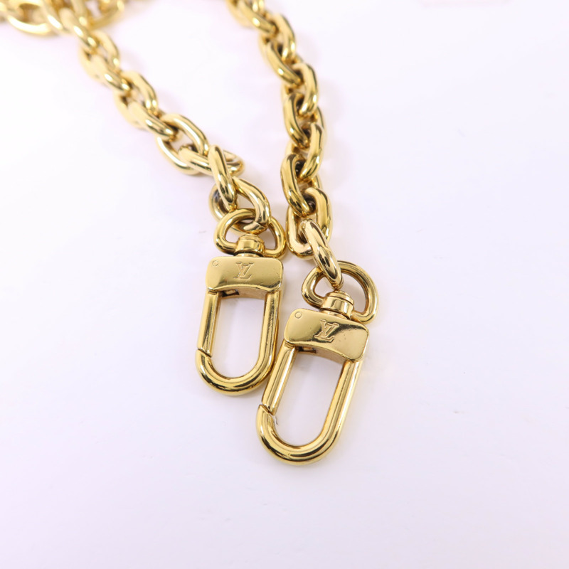 LOUIS VUITTON Monogram Loop金扣肩背袋棕色-9