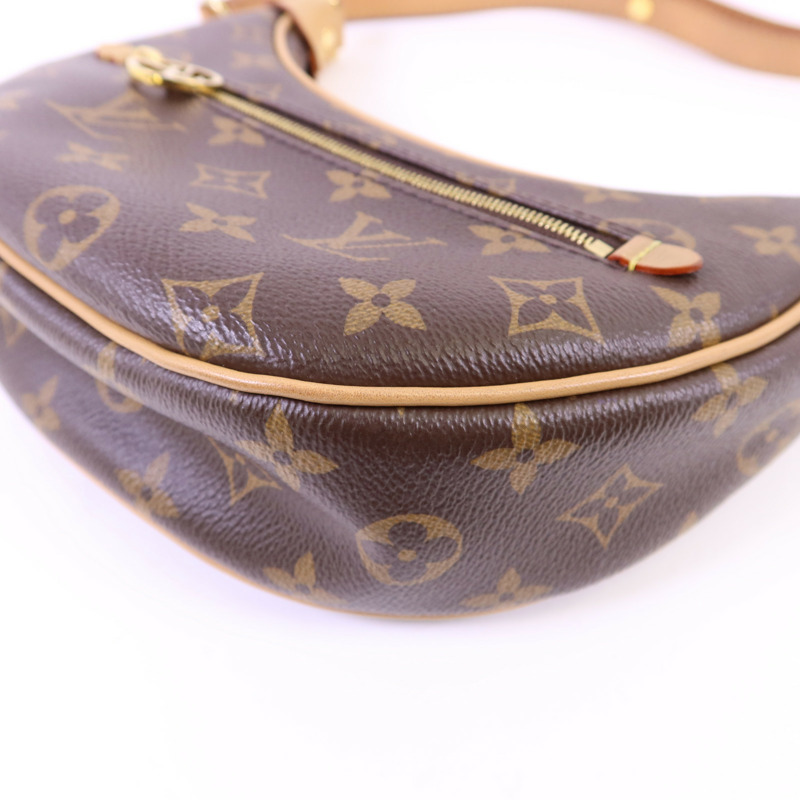 LOUIS VUITTON Monogram Loop金扣肩背袋棕色-10