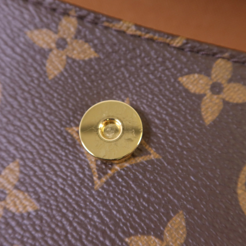 LOUIS VUITTON Monogram Wallet On Chain Ivy金扣肩背袋-7