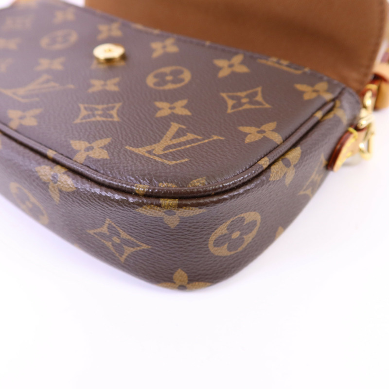 LOUIS VUITTON Monogram Wallet On Chain Ivy金扣肩背袋-10