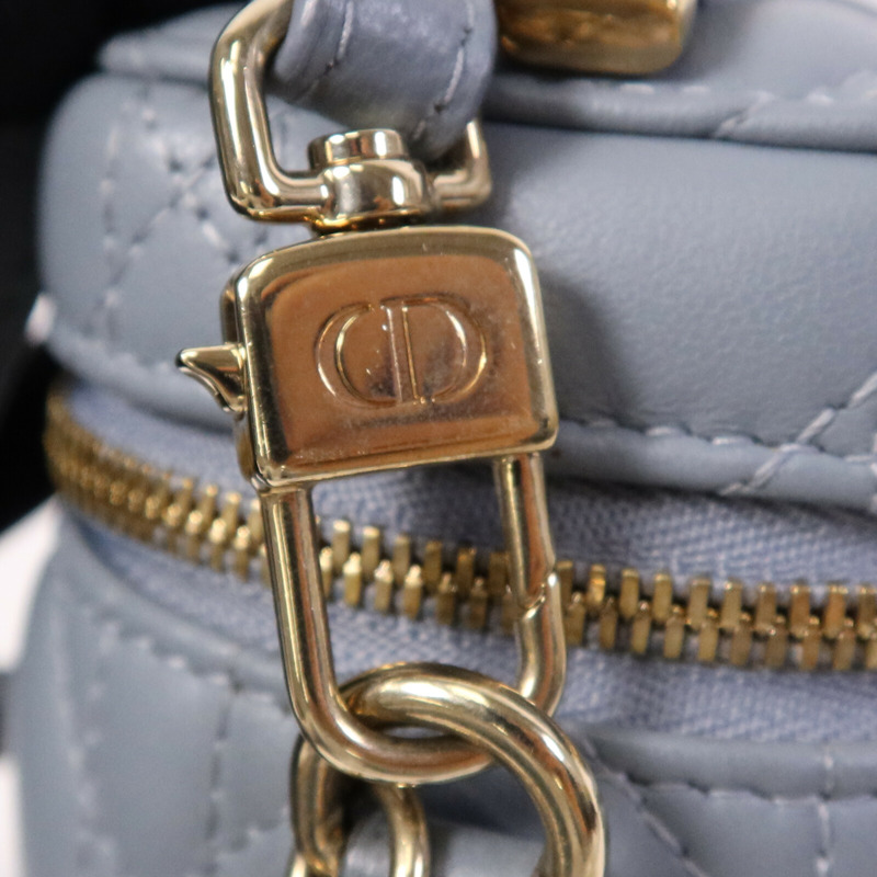 Dior 羊皮皮革Mini Vanity Case金扣鏈帶肩背袋-11