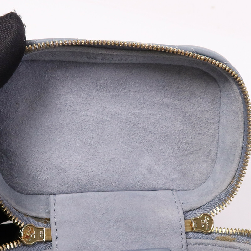 Dior 羊皮皮革Mini Vanity Case金扣鏈帶肩背袋-12