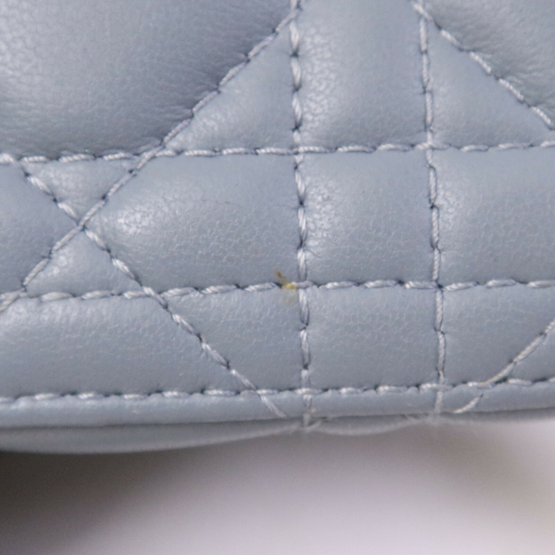 Dior 羊皮皮革Mini Vanity Case金扣鏈帶肩背袋-18