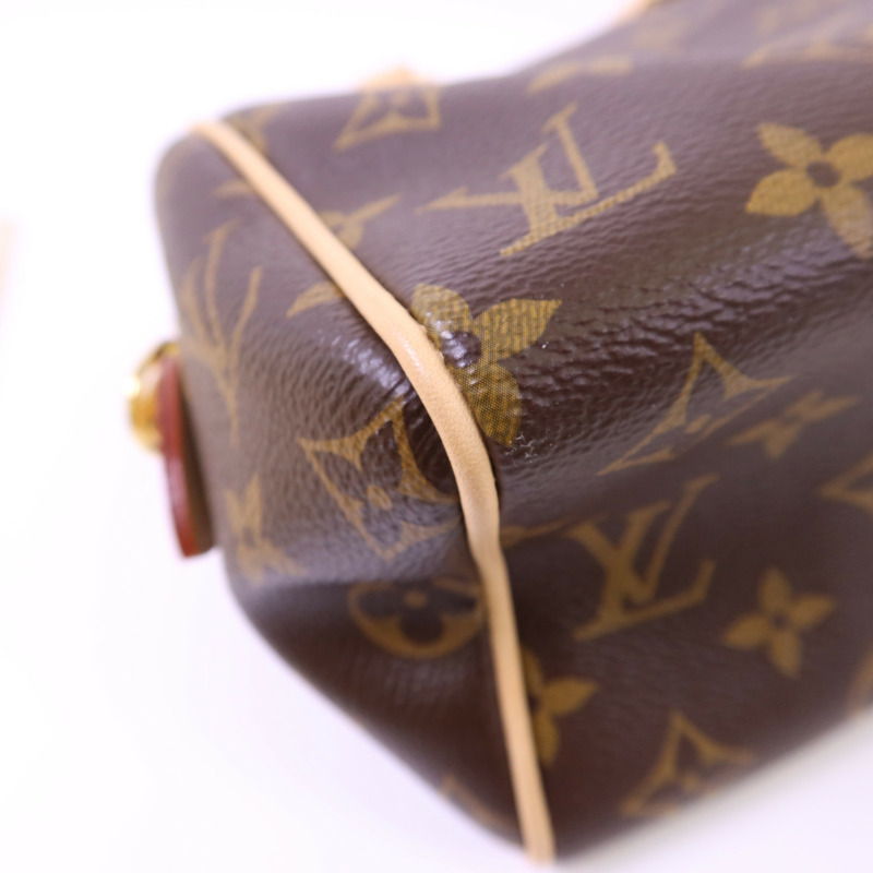 LOUIS VUITTON Monogram Speedy Bandouliere 20金扣手挽肩背兩用袋-11