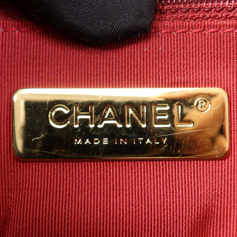 CHANEL 羊皮皮革C19 Small手挽肩背兩用袋-12