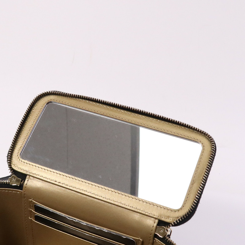 CHANEL 羊皮皮革Vanity Case金扣鏈帶肩背袋-14