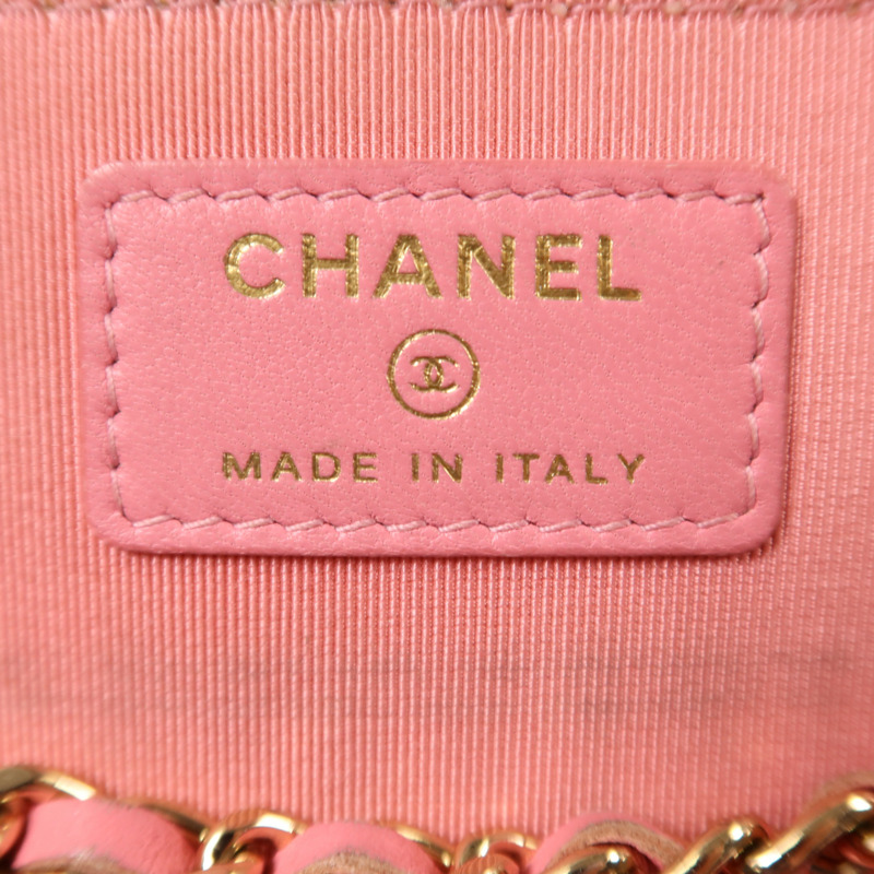 CHANEL 牛皮皮革Boy 20金扣鏈帶肩背袋-5