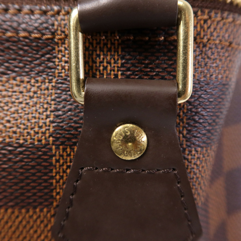 LOUIS VUITTON Damier Speedy 30金扣手挽袋-14