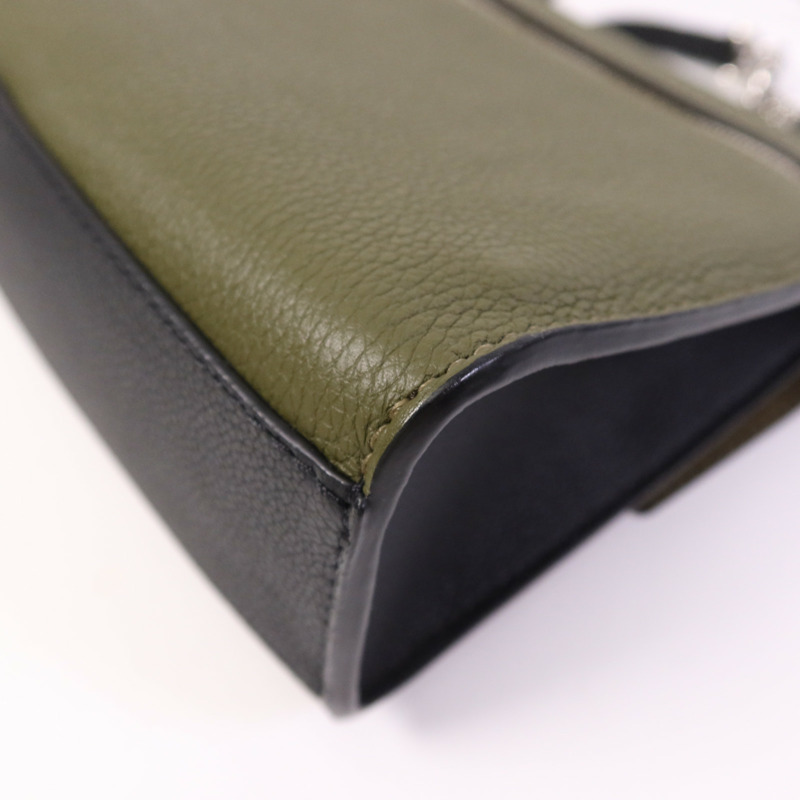 LOUIS VUITTON 牛皮皮革My Lock Me銀扣鏈帶肩背袋-6