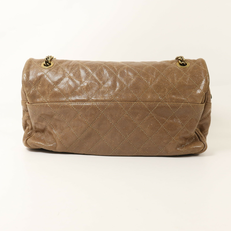 CHANEL 牛皮皮革Shiva Flap Bag金扣鏈帶肩背袋-2