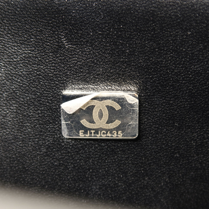 CHANEL 牛皮皮革Boy 20銀扣鏈帶肩背袋-6