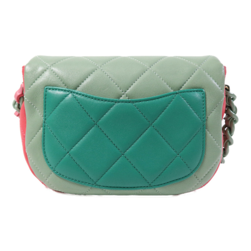 CHANEL 羊皮皮革Colourblock Mini Bag肩背袋-1