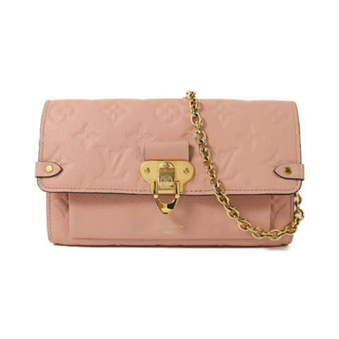LOUIS VUITTON Monogram Empreinte Vavin Chain Wallet金扣鏈帶肩背袋