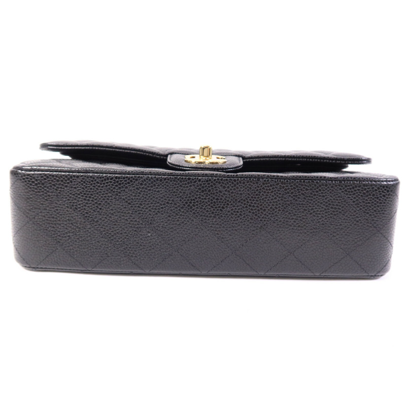 CHANEL 牛皮皮革Classic 25金扣鏈帶肩背袋-3