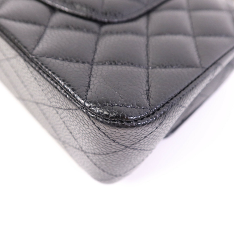 CHANEL 牛皮皮革Classic 25金扣鏈帶肩背袋-6