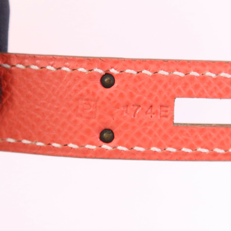 HERMES Epsom皮革Birkin 35金扣手挽袋Rose Juipur-12