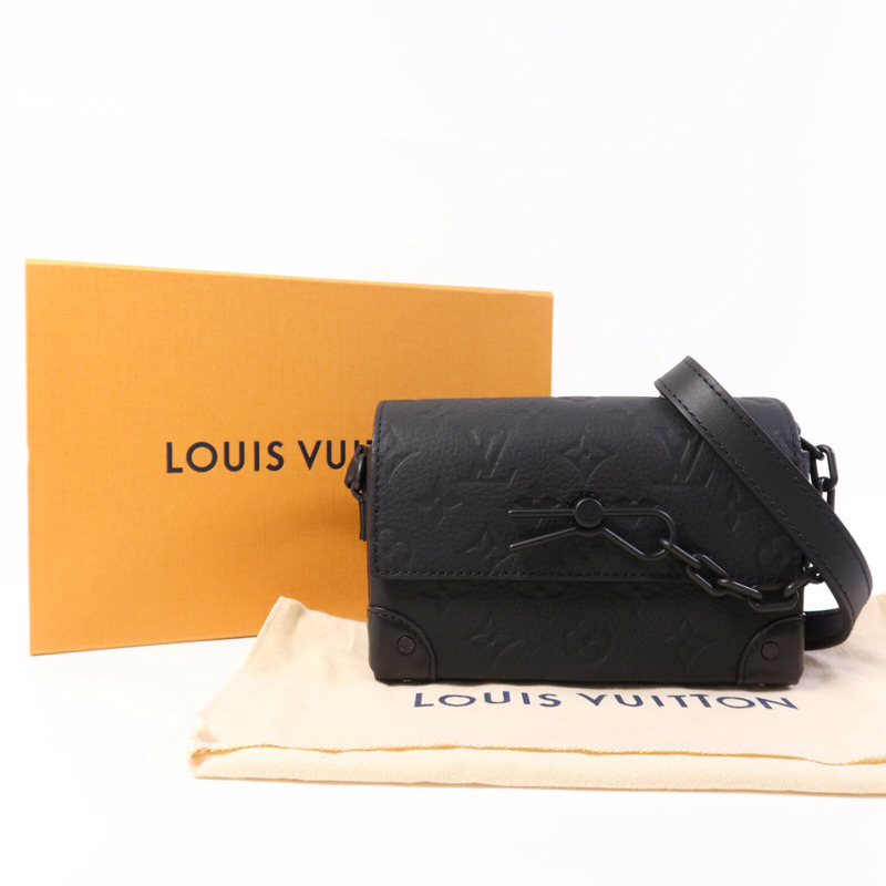 LOUIS VUITTON Monogram Taurillon Steamer Wearable Wallet肩背袋-13