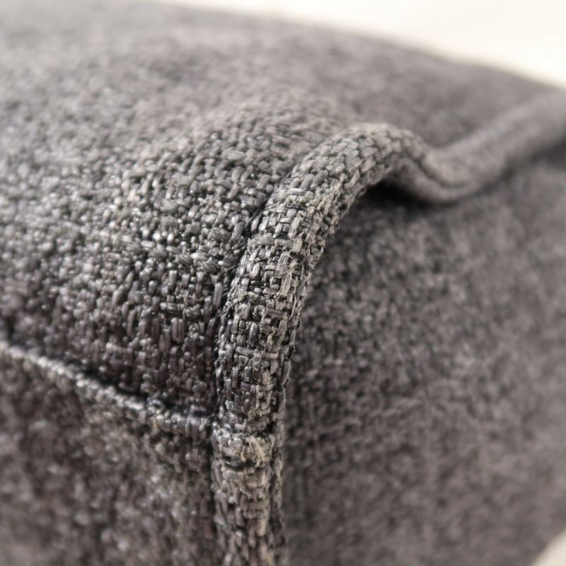 CHANEL 帆布Large Shopping Bag金扣鏈帶手挽肩背兩用袋-14