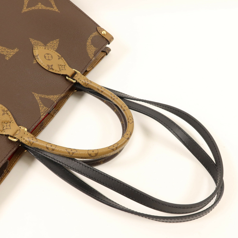 LOUIS VUITTON Monogram Giant On The Go MM金扣手挽肩背兩用袋-4