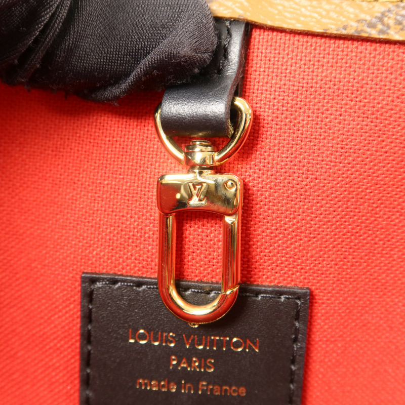 LOUIS VUITTON Monogram Giant On The Go MM金扣手挽肩背兩用袋-7