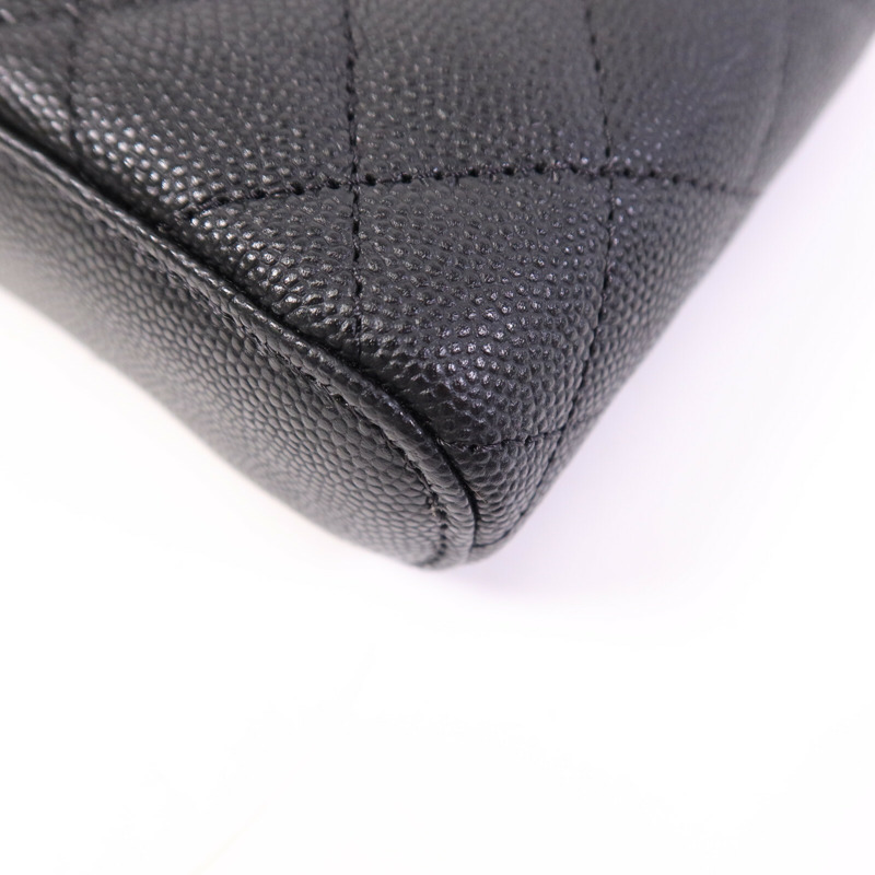 CHANEL 牛皮皮革Chain Shoulder Bag金扣鏈帶肩背袋-4