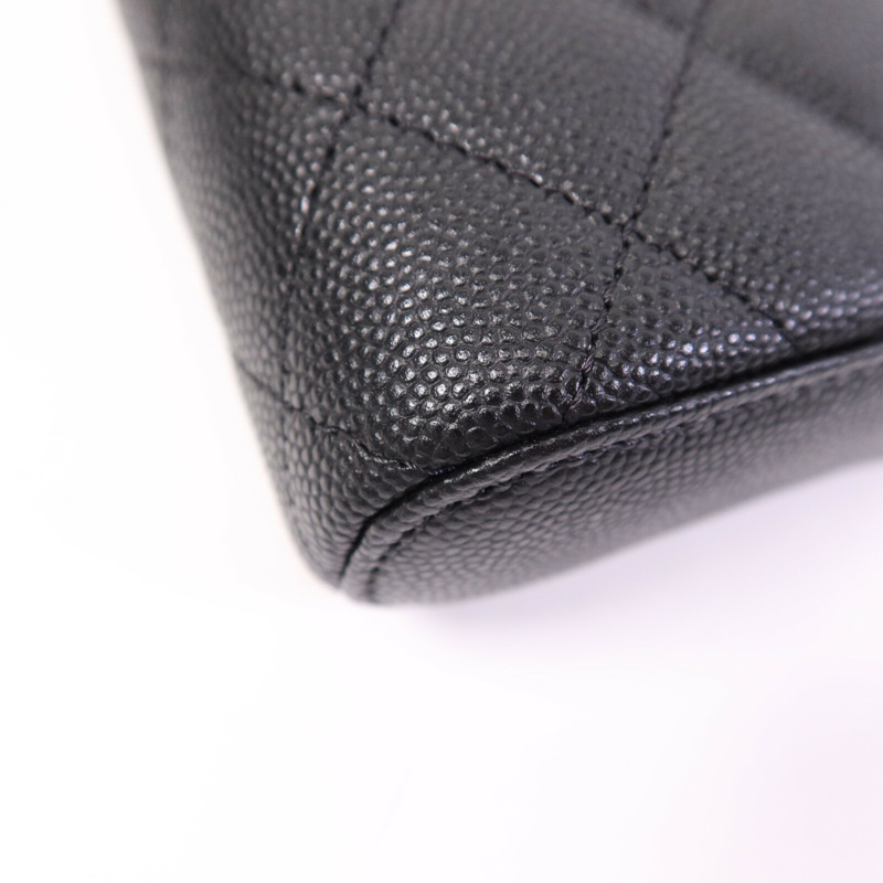 CHANEL 牛皮皮革Chain Shoulder Bag金扣鏈帶肩背袋-5