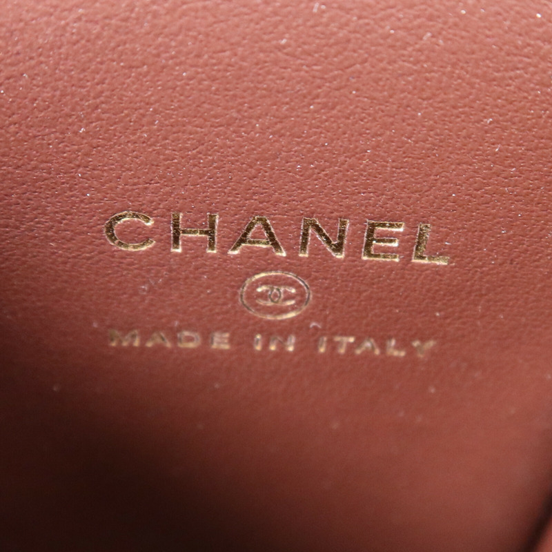 CHANEL 牛皮皮革Chain Shoulder Bag金扣鏈帶肩背袋-12