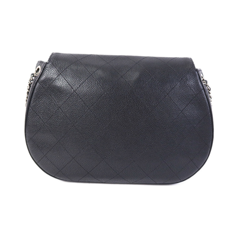 CHANEL 牛皮皮革Shoulder Bag銀扣鏈帶肩背袋-1