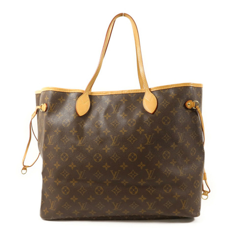 LOUIS VUITTON Monogram Neverfull GM金扣手挽袋