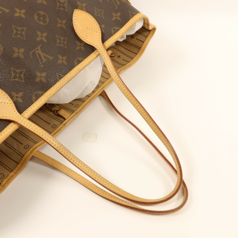 LOUIS VUITTON Monogram Neverfull GM金扣手挽袋-4