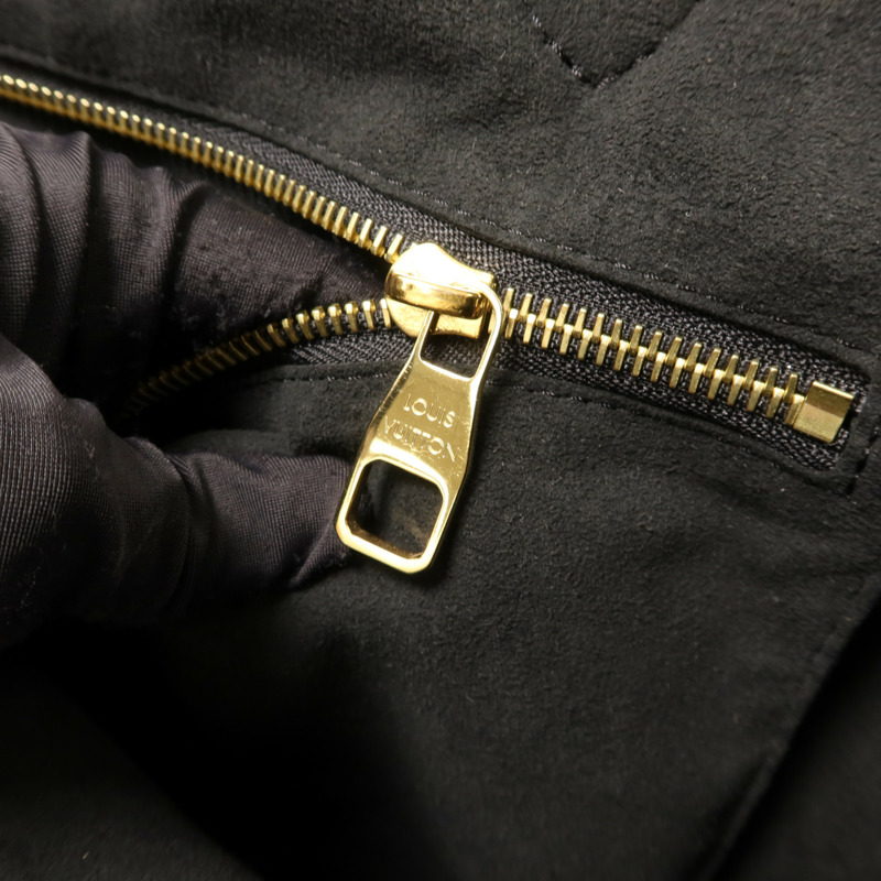 LOUIS VUITTON Monogram Empreinte Neverfull MM金扣手挽袋-8