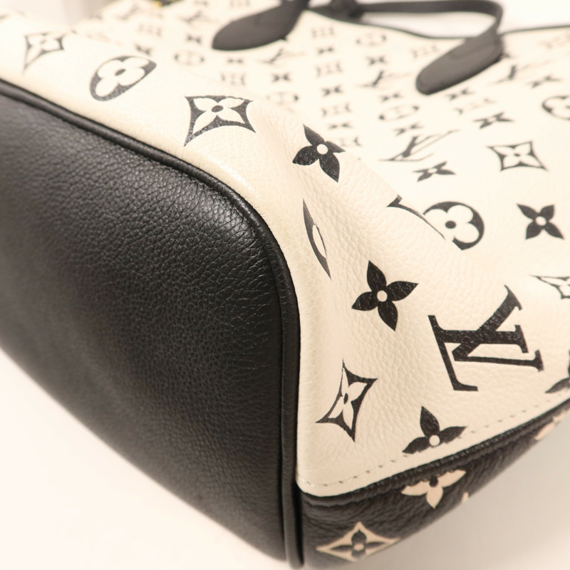 LOUIS VUITTON Monogram Empreinte Neverfull MM金扣手挽袋-13