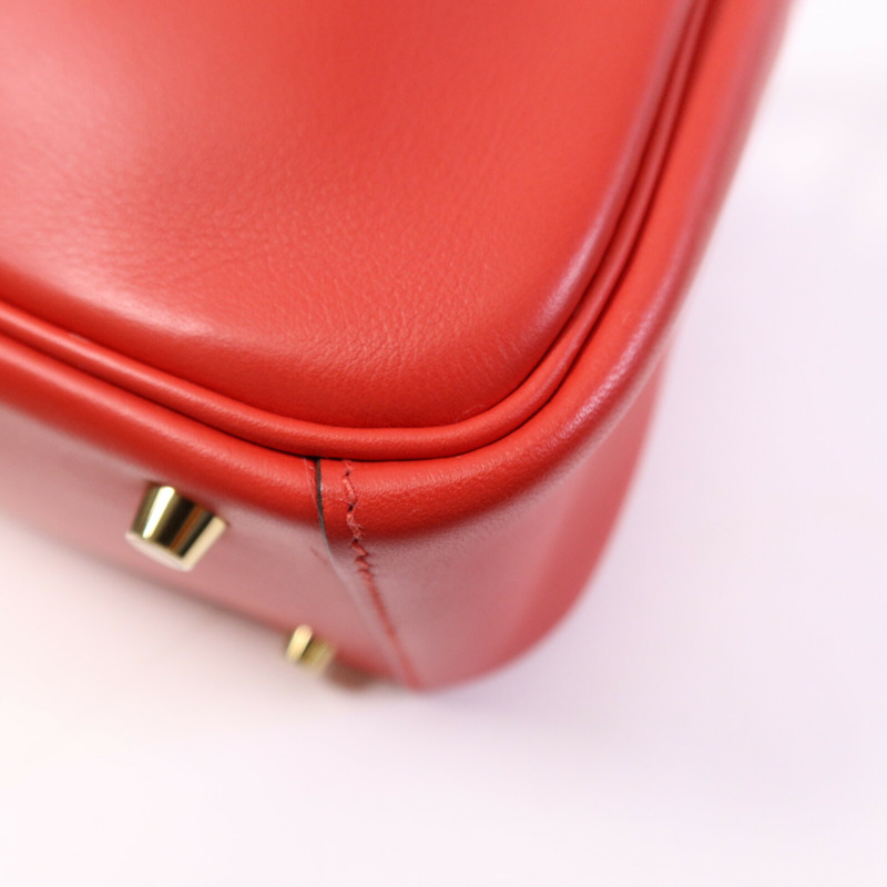 HERMES Swift皮革Mini Lindy金扣手挽肩背兩用袋-6